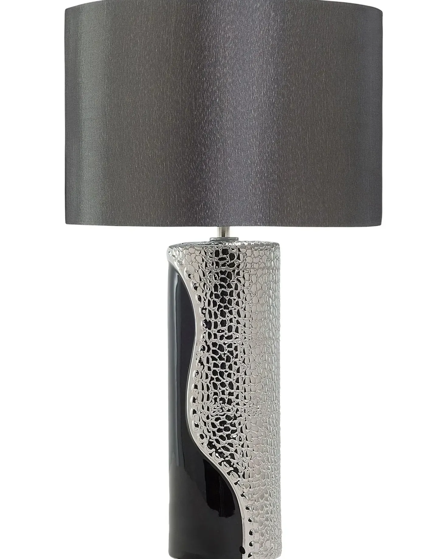 Bordlampe AIKEN Porcelæn Sort