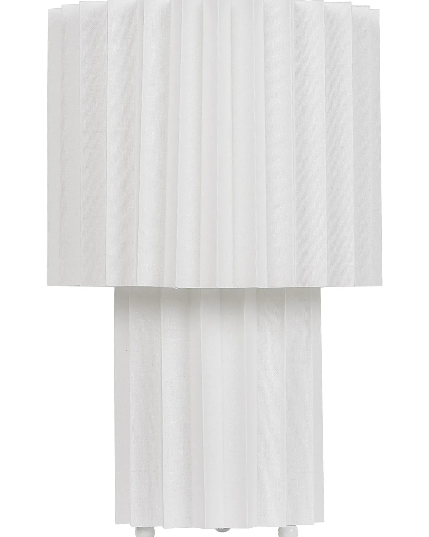 Bordlampe ALFEIOS Hør Hvid