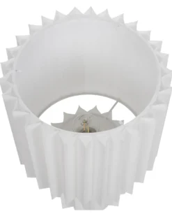 Bordlampe ALFEIOS Hør Hvid