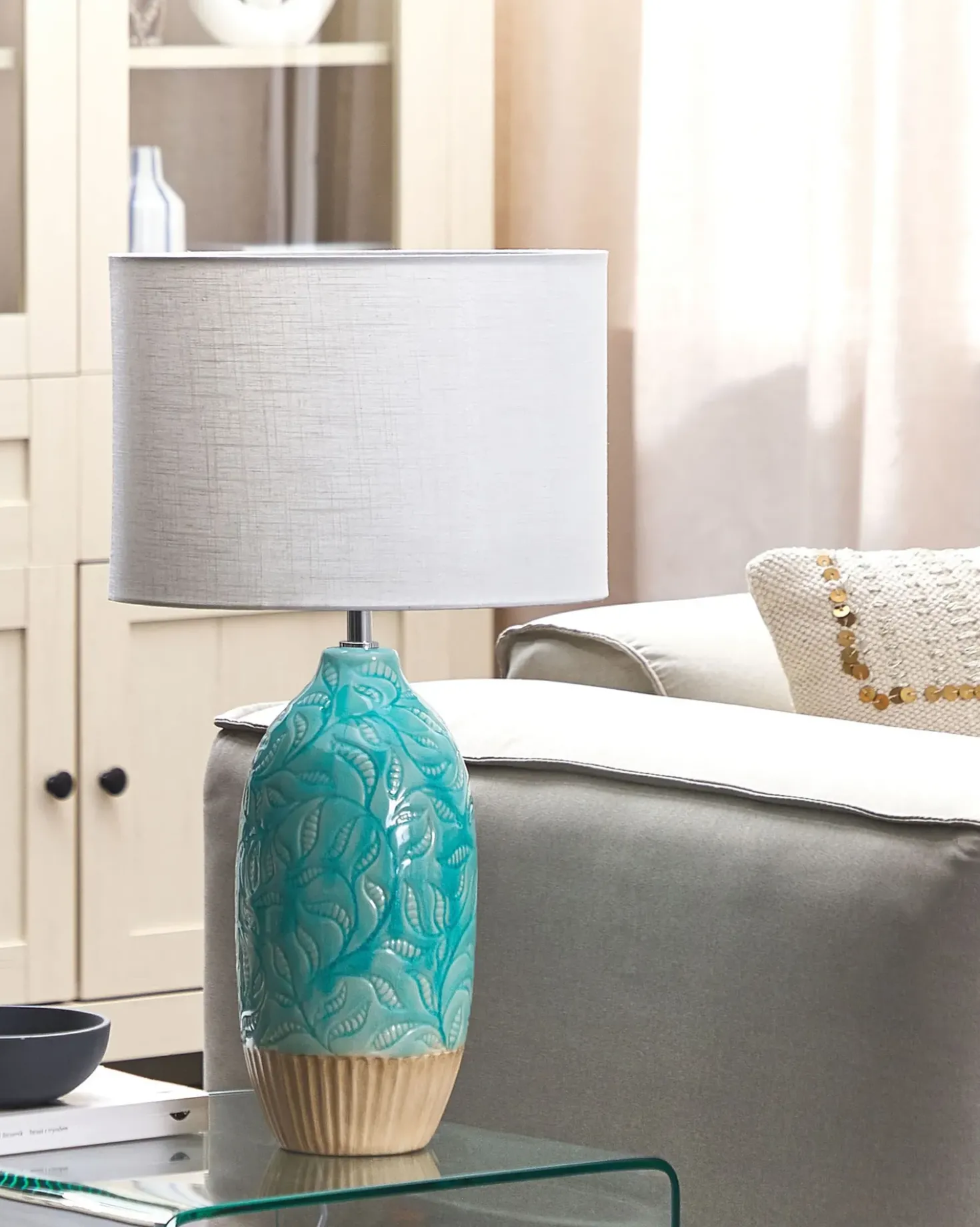 Bordlampe ATABA Keramik Turkis
