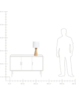 Bordlampe ATRAI Vandhyacint Naturlig