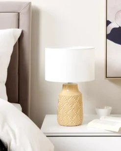 Bordlampe BALAO Keramik Gul
