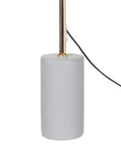 Bordlampe BALUARTE Kunstlinned Beige