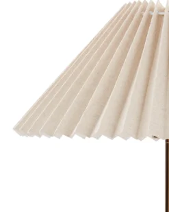 Bordlampe BALUARTE Kunstlinned Beige