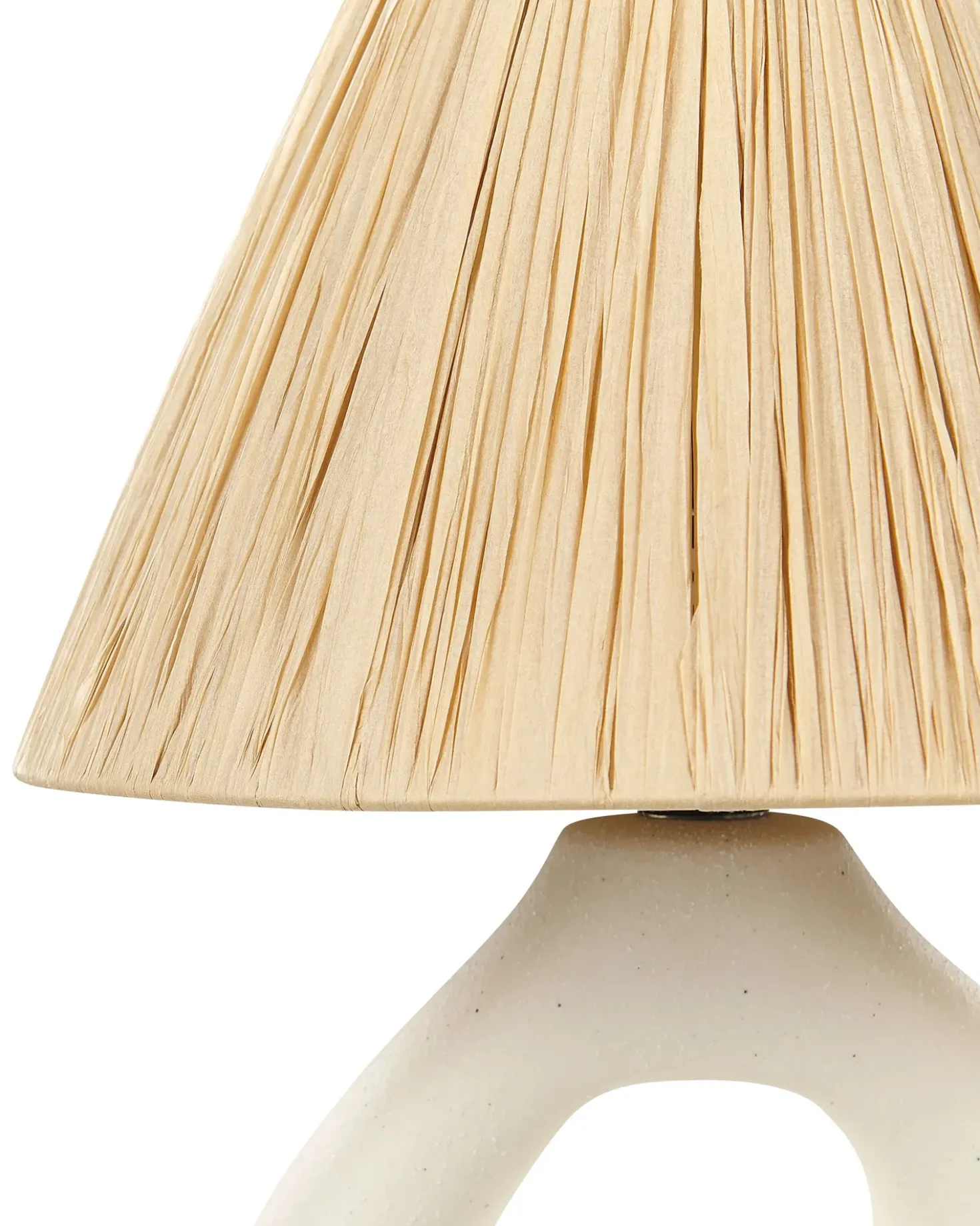 Bordlampe BARBAS Keramik Naturlig