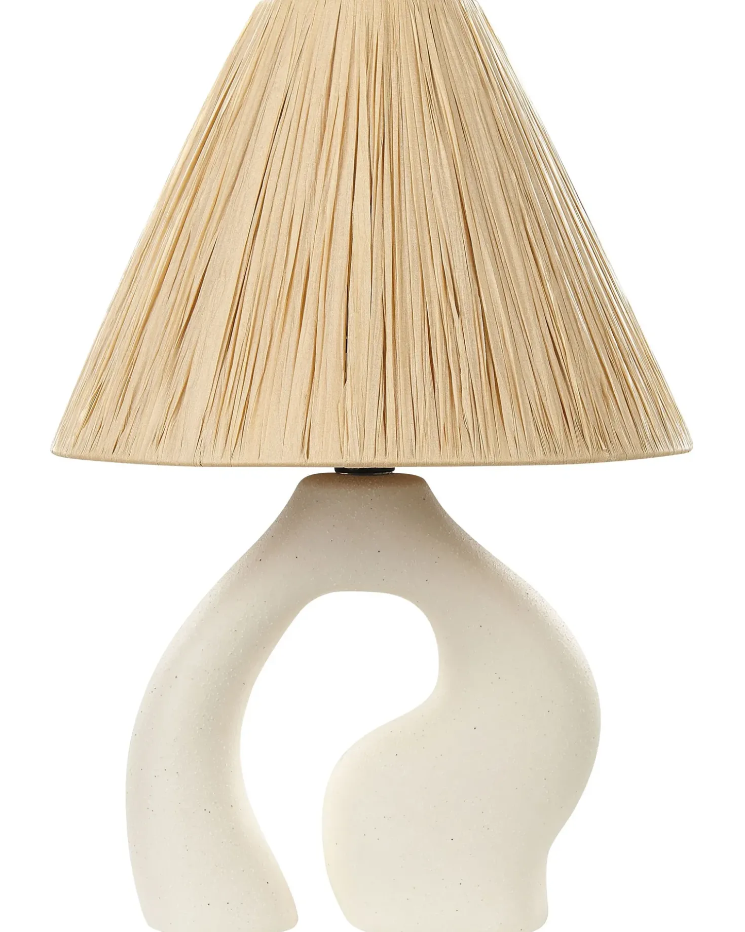 Bordlampe BARBAS Keramik Naturlig