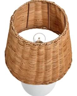 Bordlampe BARTANG Keramik Hvid