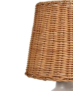 Bordlampe BARTANG Keramik Hvid