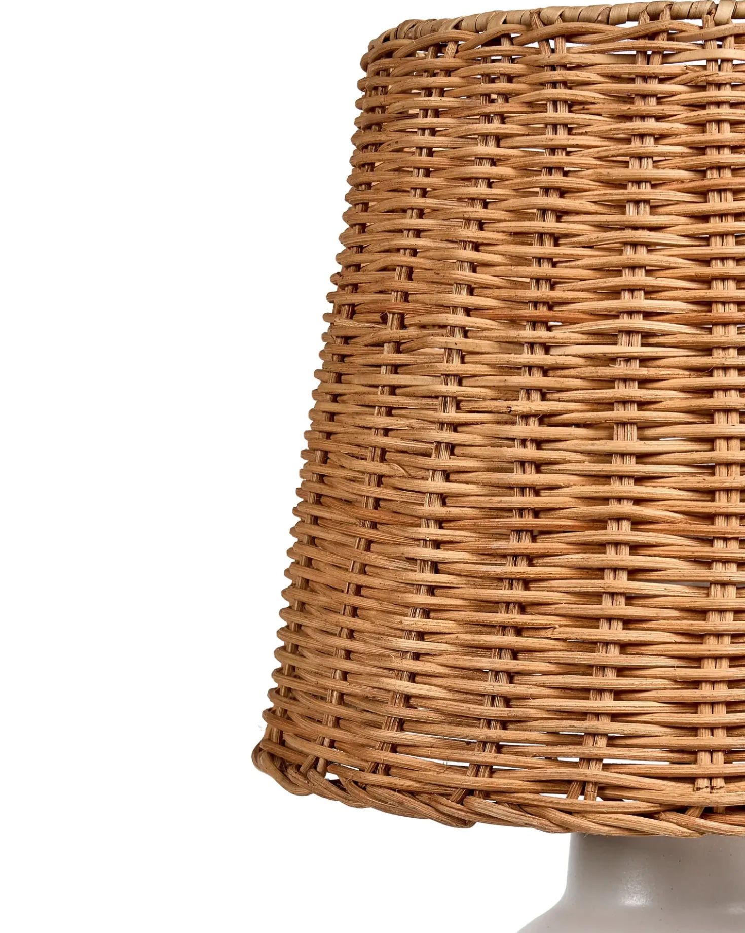 Bordlampe BARTANG Keramik Hvid
