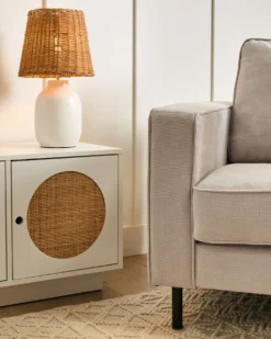 Bordlampe BARTANG Keramik Hvid
