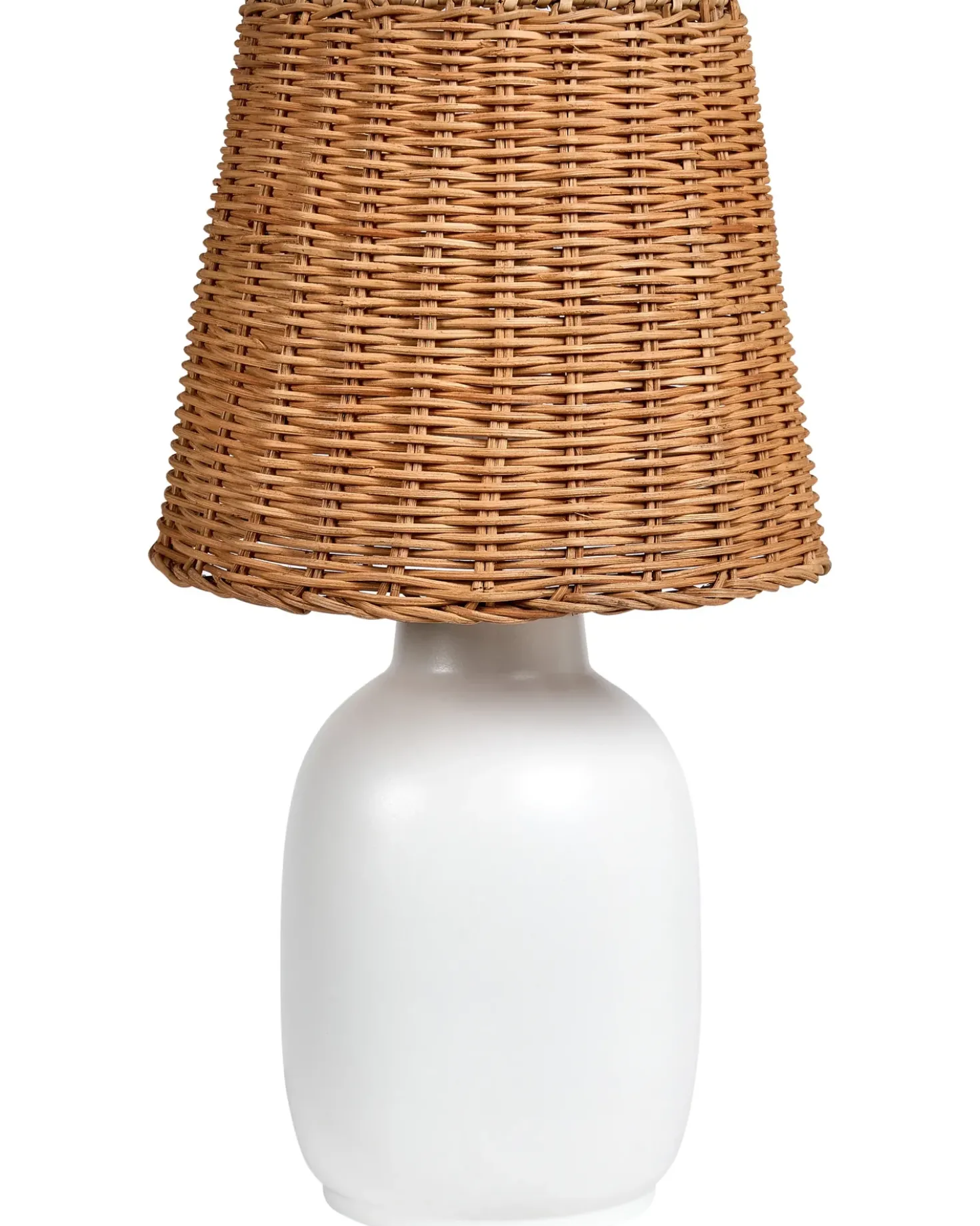 Bordlampe BARTANG Keramik Hvid