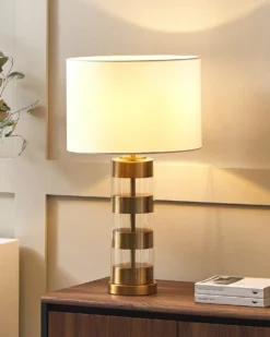 Bordlampe BEATTON Metal Guld