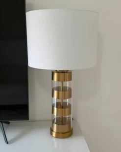 Bordlampe BEATTON Metal Guld
