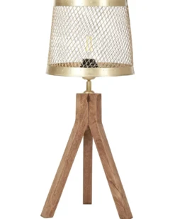 Bordlampe BEKI Mangotræ Brun