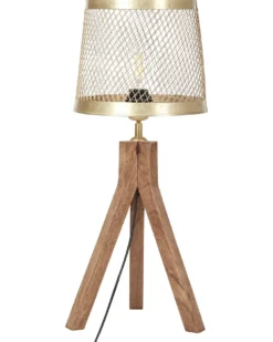 Bordlampe BEKI Mangotræ Brun