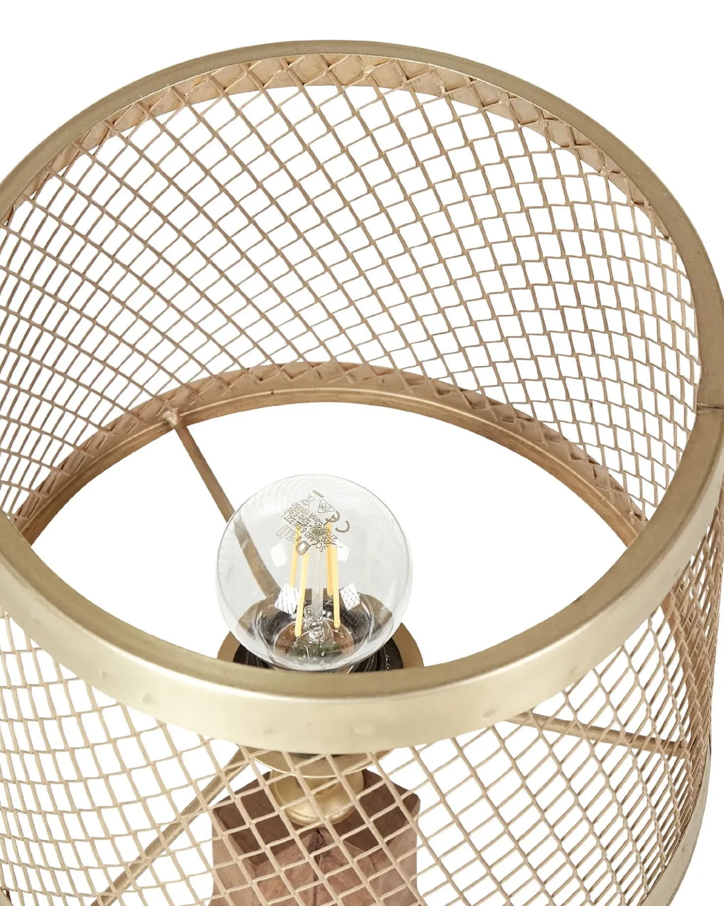 Bordlampe BEKI Mangotræ Brun
