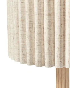 Bordlampe BELESSA Hør Lys Beige