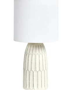 Bordlampe BELIHUL Keramik Cremehvid