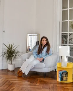 Bordlampe BELIHUL Keramik Cremehvid