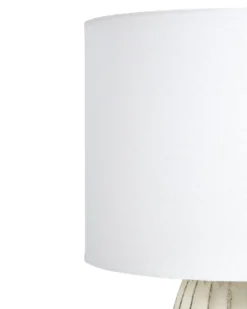 Bordlampe BELIHUL Keramik Cremehvid