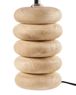 Bordlampe BETWA Mangotræ Lysebrun