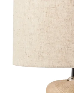 Bordlampe BETWA Mangotræ Lysebrun