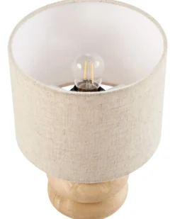 Bordlampe BETWA Mangotræ Lysebrun