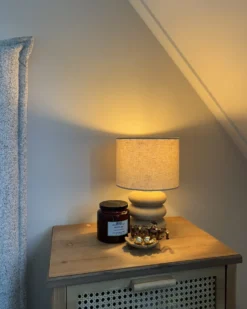 Bordlampe BETWA Mangotræ Lysebrun