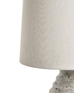 Bordlampe BILLY Keramik Cremehvid