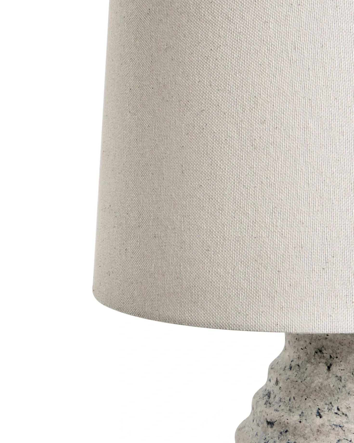 Bordlampe BILLY Keramik Cremehvid