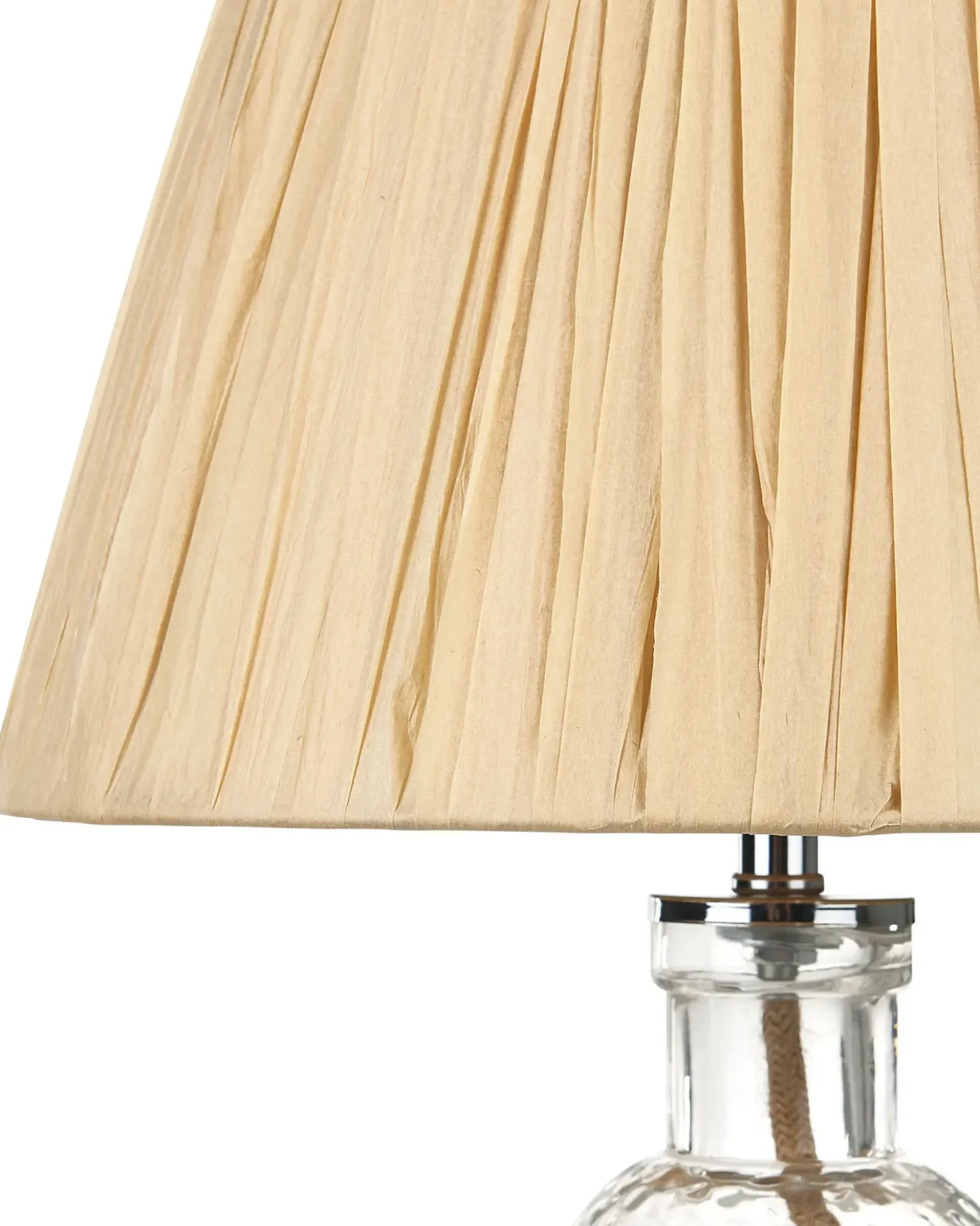Bordlampe BLANCO Glas Naturlig