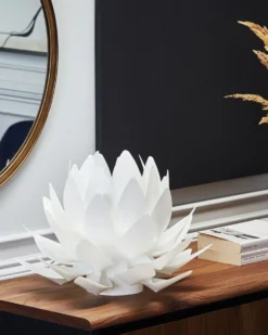 Bordlampe Blomst MUSONE Hvid