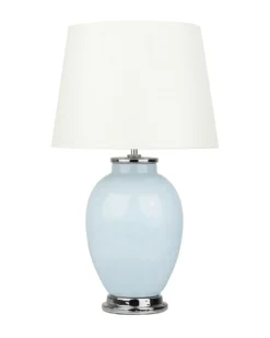 Bordlampe BRENTA Keramik Himmelblå