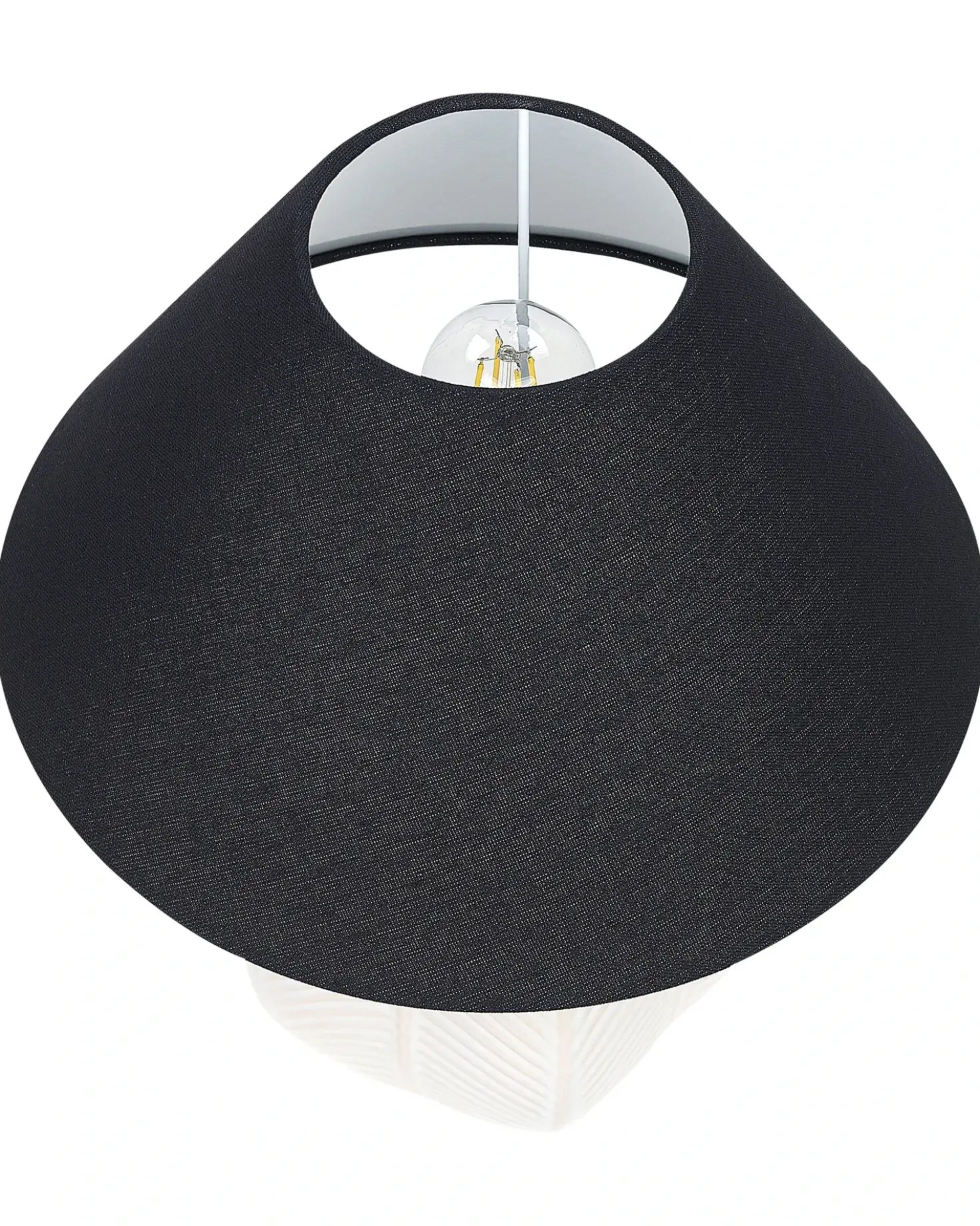 Bordlampe CADENA Keramik Beige