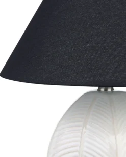 Bordlampe CADENA Keramik Beige