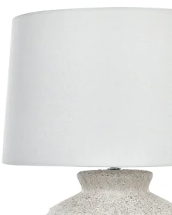 Bordlampe CAINE Keramik Lys Beige