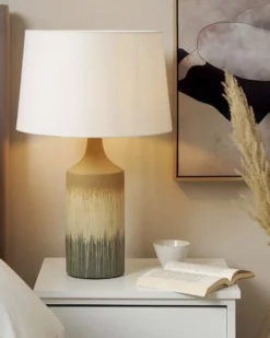 Bordlampe CALVAS Keramik Multifarvet