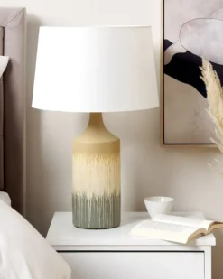 Bordlampe CALVAS Keramik Multifarvet