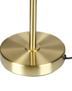 Bordlampe CAPARO Metal Sort/guld