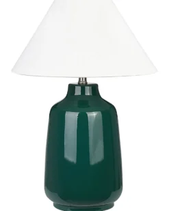 Bordlampe CARETA Keramik Mørkegrøn