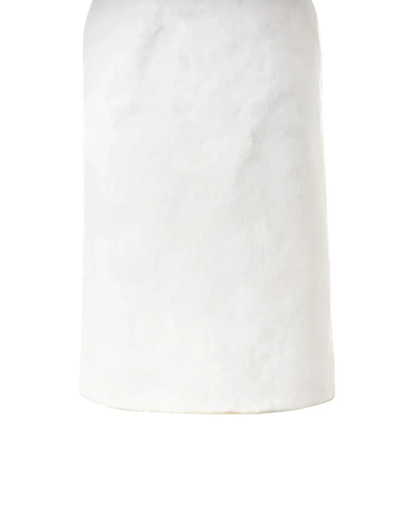 Bordlampe CARRASCO Papmaché Hvid