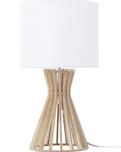 Bordlampe CARRION Brun/hvid