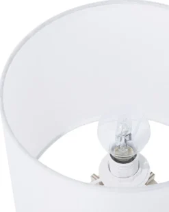 Bordlampe CARRION Brun/hvid