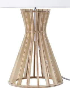 Bordlampe CARRION Brun/hvid
