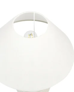 Bordlampe CELESTE Keramik Beige