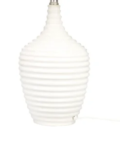 Bordlampe CELESTE Keramik Beige
