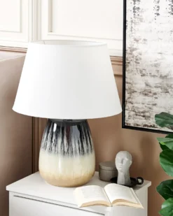 Bordlampe CIDRA Keramik Multifarvet