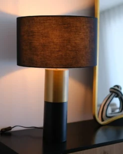 Bordlampe DARLING Metal Sort