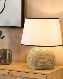 Bordlampe GROWEE Flet Naturlig