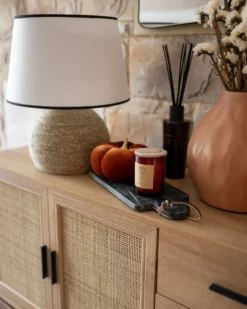 Bordlampe GROWEE Flet Naturlig